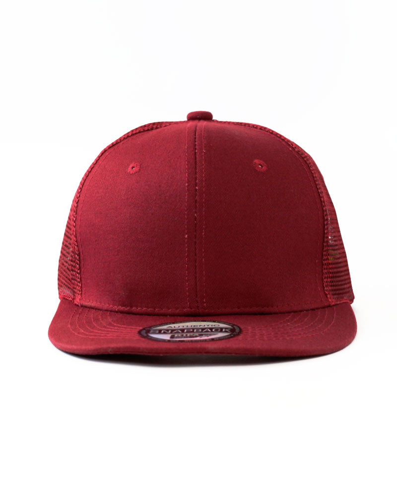 The Hat Depot - Cotton Mesh Back Snapback Trucker Cap