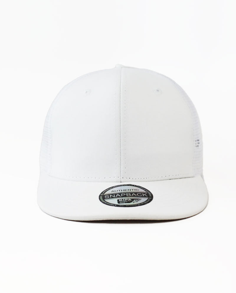 The Hat Depot - Cotton Mesh Back Snapback Trucker Cap