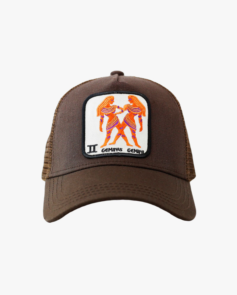 The Hat Depot - Cotton Mesh Back Zodiac Snapback Trucker Cap