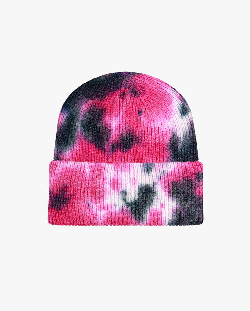 Black Horn - Tie Dye Knit Beanie Style 3