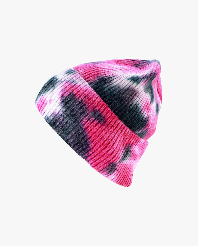 Black Horn - Tie Dye Knit Beanie Style 3