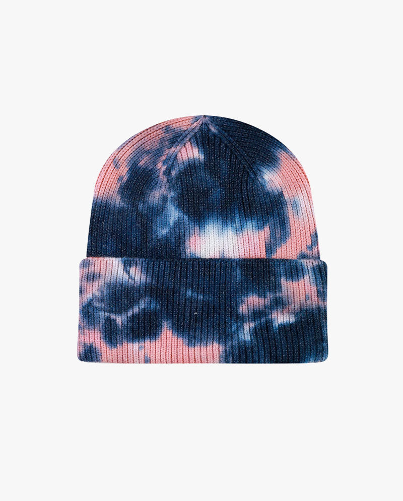 Black Horn - Tie Dye Knit Beanie Style 3