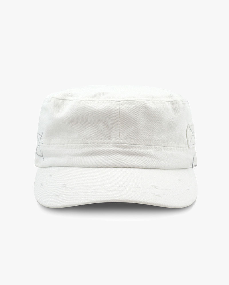 The Hat Depot Distressed Cotton Cadet