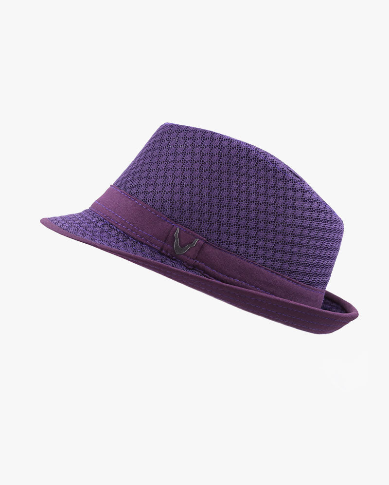 Black Horn - Lightweight Cool Soft Crushable Mesh Fedora