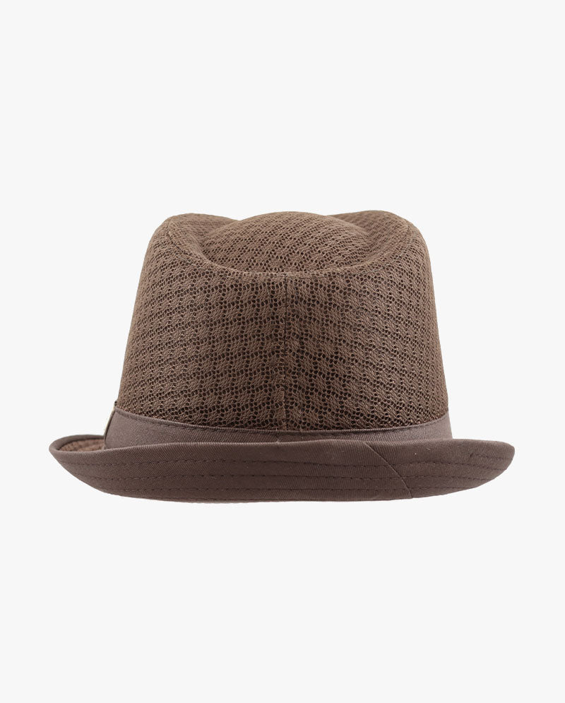 Black Horn - Lightweight Cool Soft Crushable Mesh Fedora