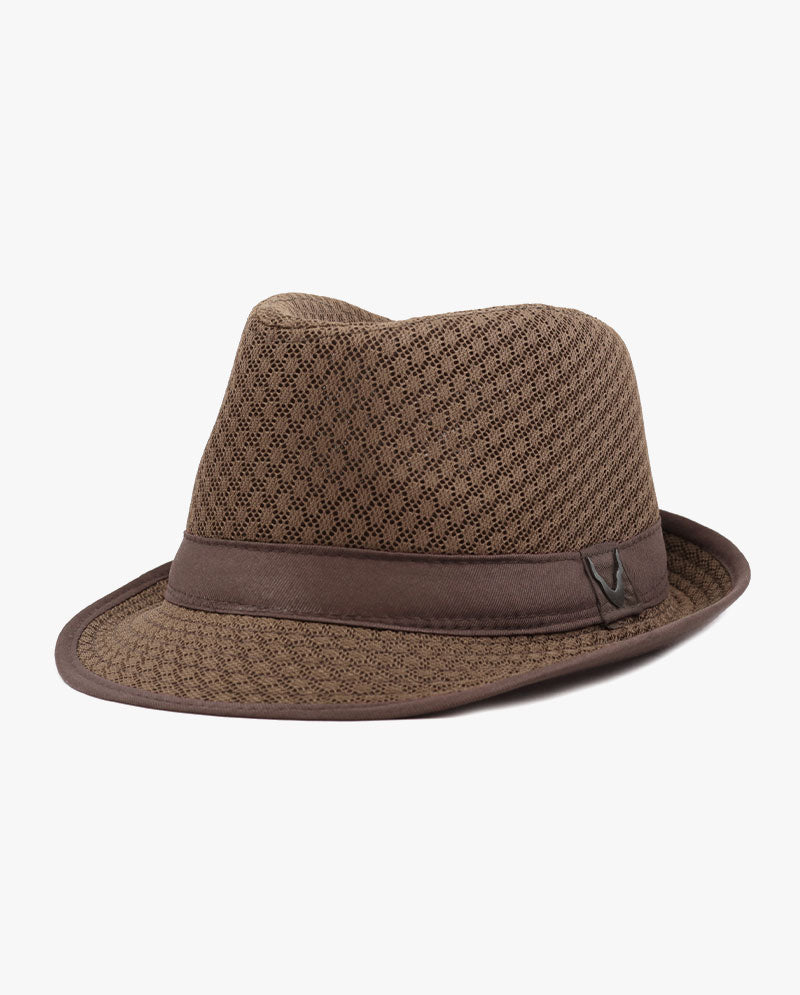 Black Horn - Lightweight Cool Soft Crushable Mesh Fedora