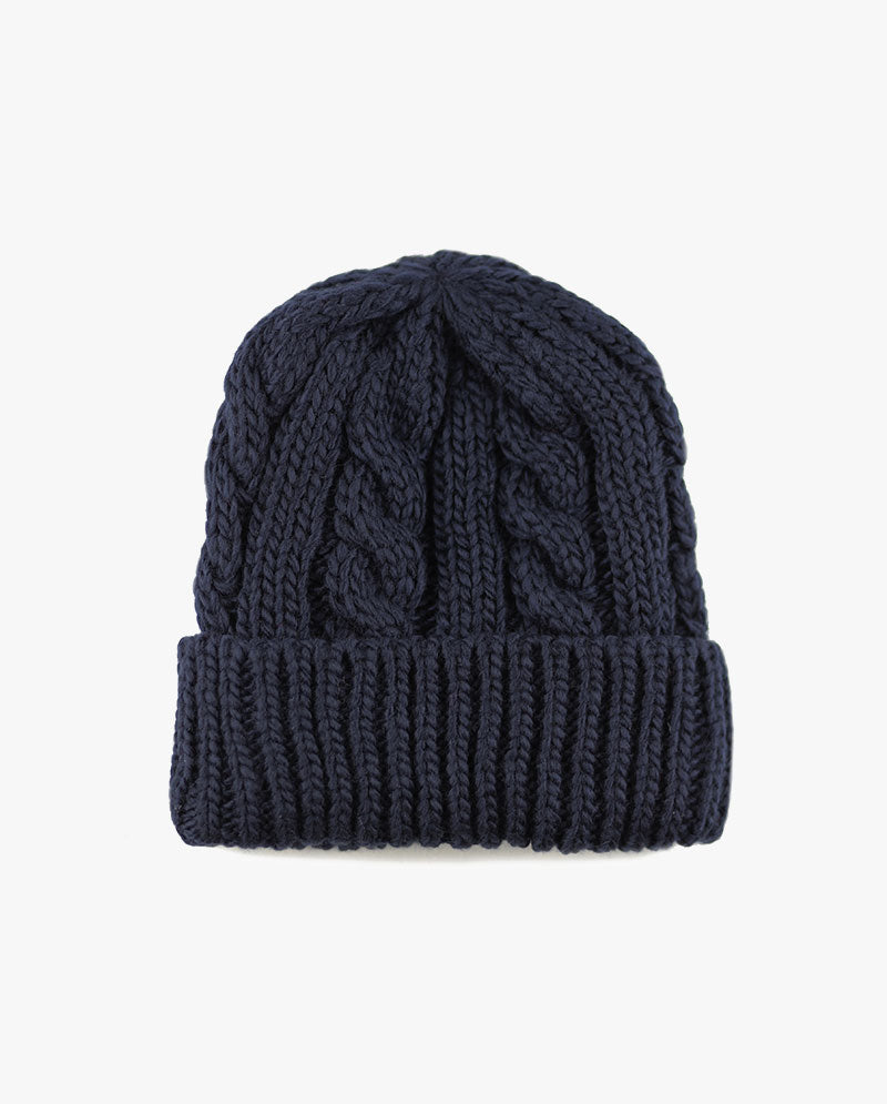 The Hat Depot - Curly Knit Beanie without Pom