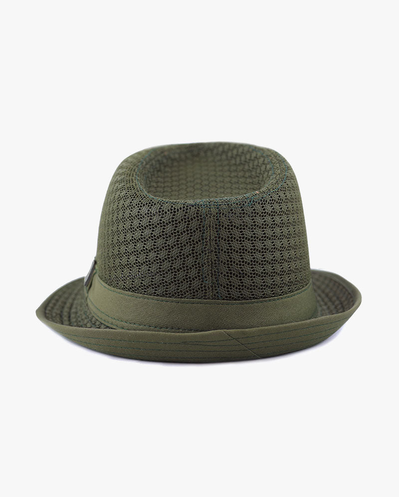 Black Horn - Lightweight Cool Soft Crushable Mesh Fedora