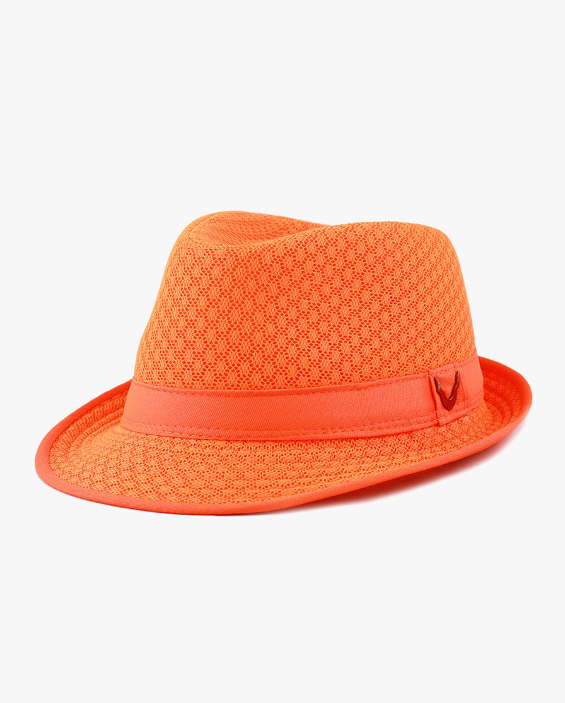 Black Horn - Lightweight Cool Soft Crushable Mesh Fedora