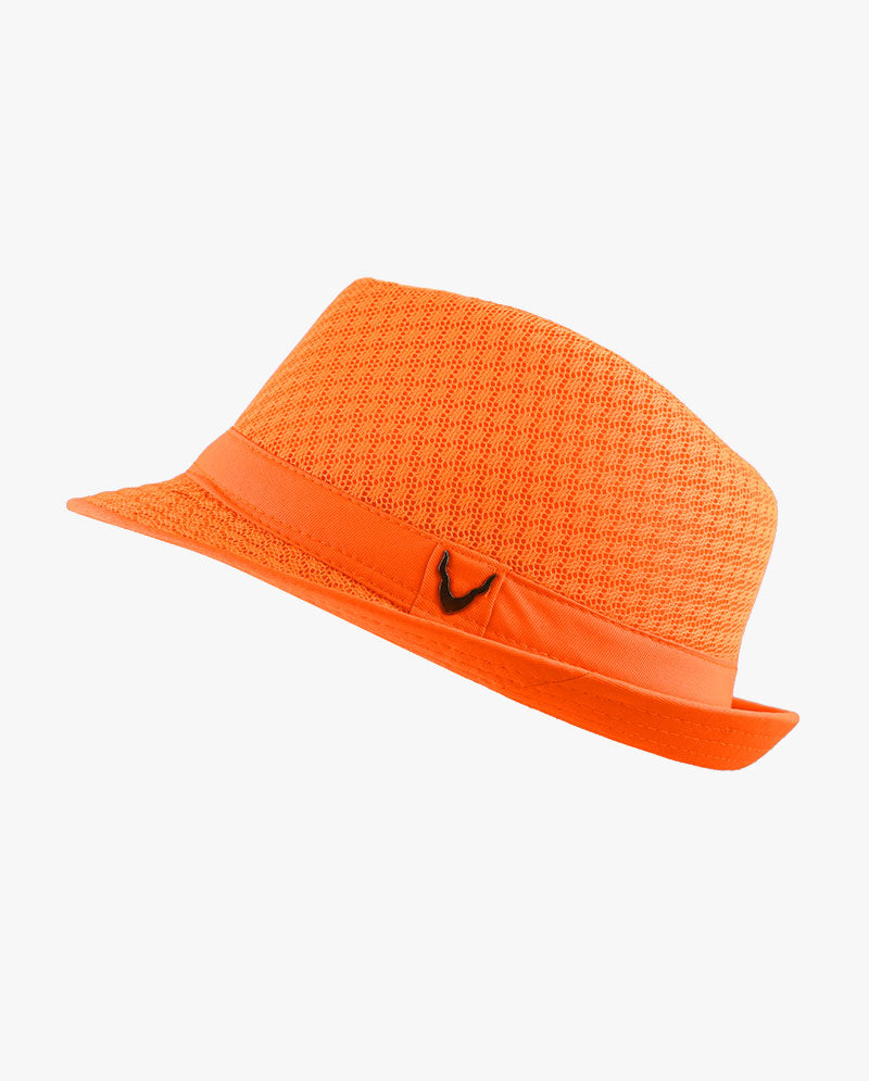 Black Horn - Lightweight Cool Soft Crushable Mesh Fedora