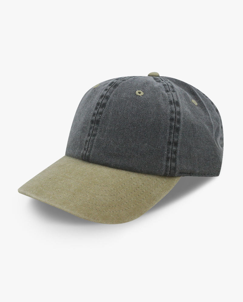 The Hat Depot - Pigment Baseball Cap_Two tone