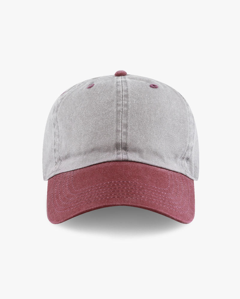 The Hat Depot - Pigment Baseball Cap_Two tone