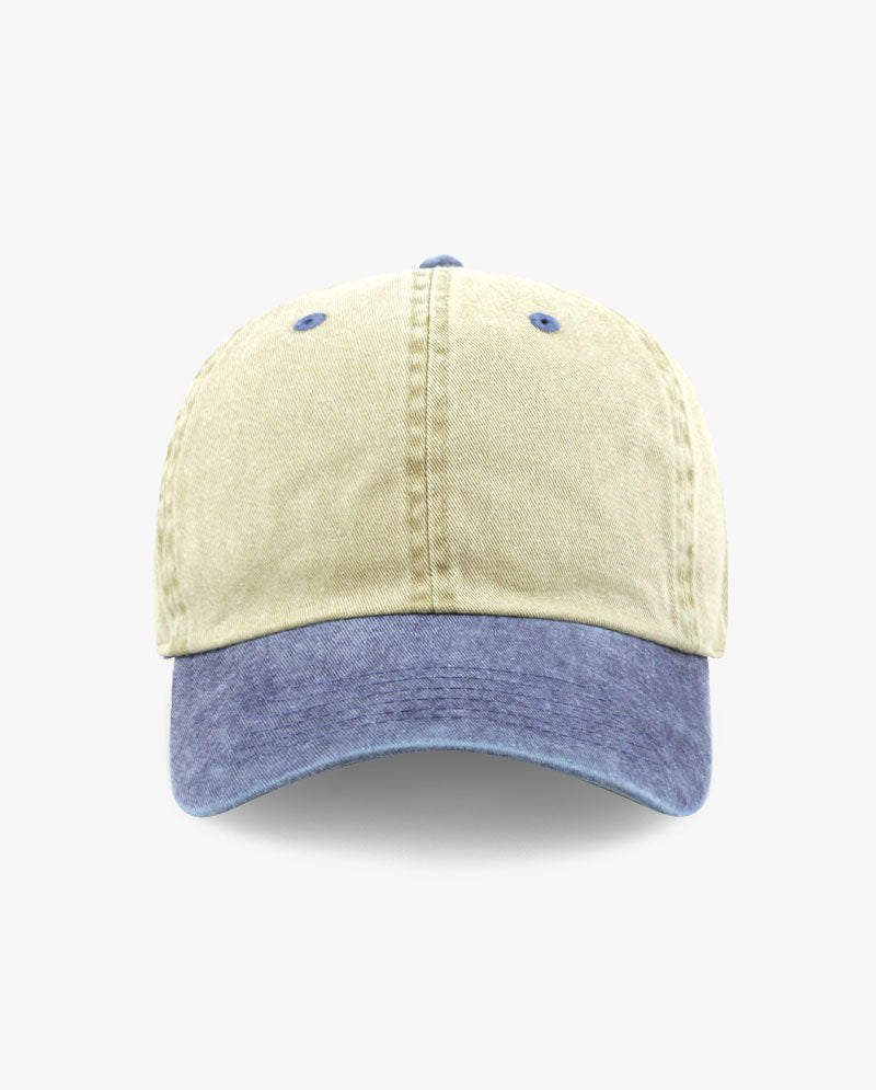 The Hat Depot - Pigment Baseball Cap_Two tone