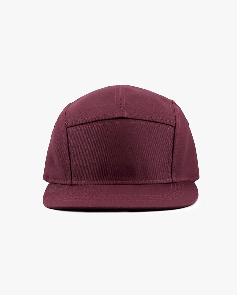 The Hat Depot - Made in USA 5 Panel Biker Cap