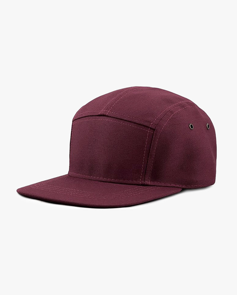 The Hat Depot - Made in USA 5 Panel Biker Cap