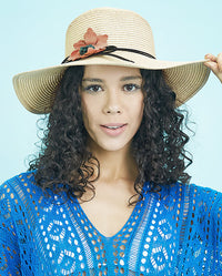 The Hat Depot - Wide Nature Straw Style Beach Sun Hat
