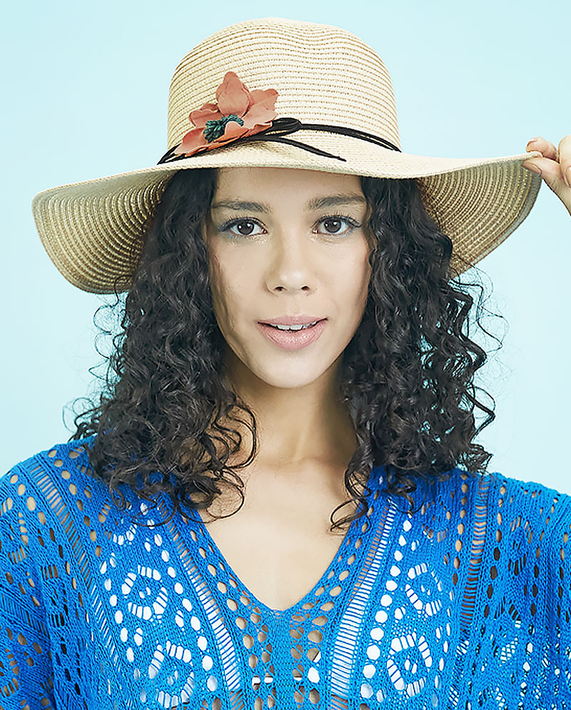 The Hat Depot Wide Nature Straw Style Beach Sun Hat