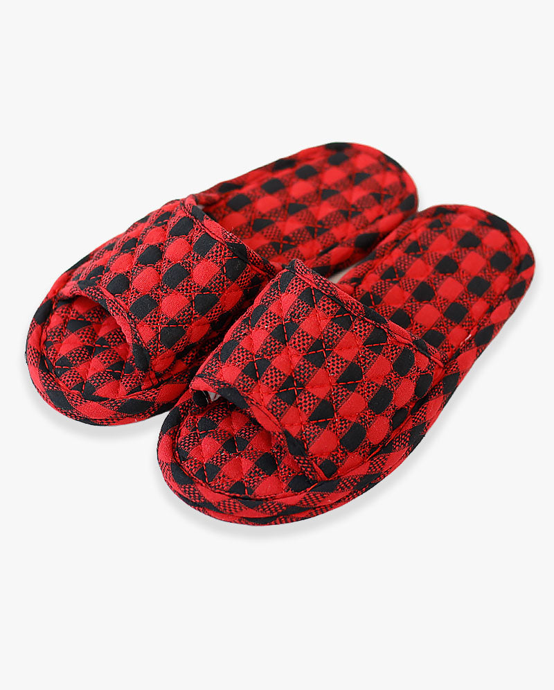 IC GURL - Classic Plaid House Slipper