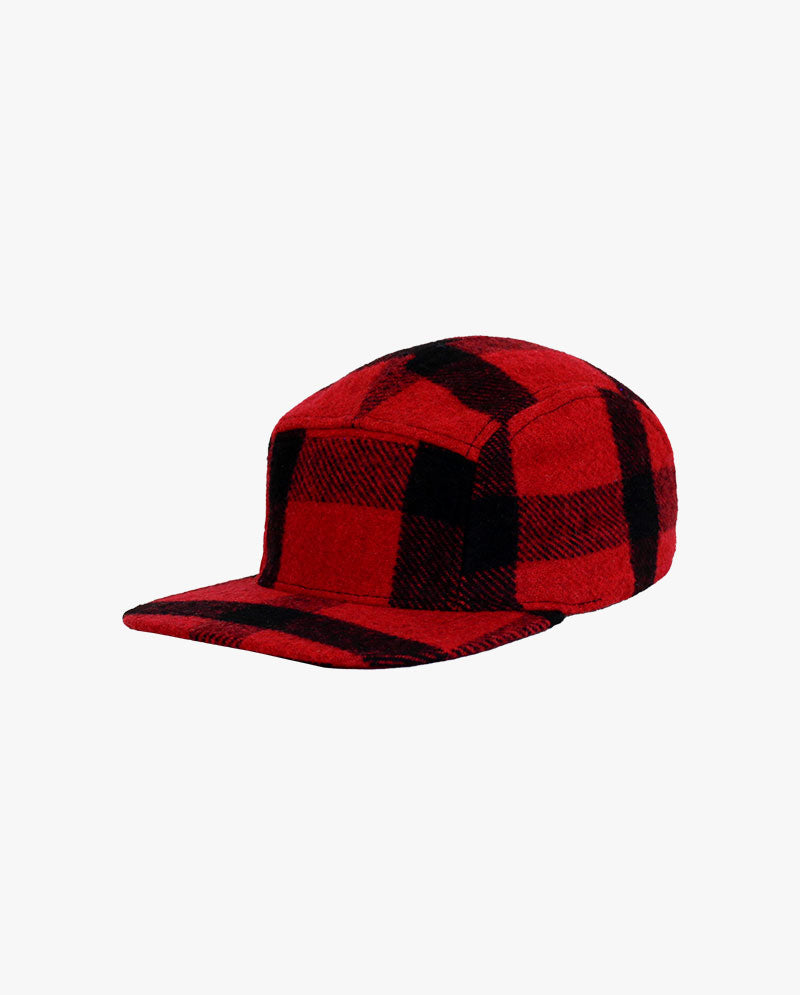 The Hat Depot - Winter Made in USA 5 Panel Biker Cap