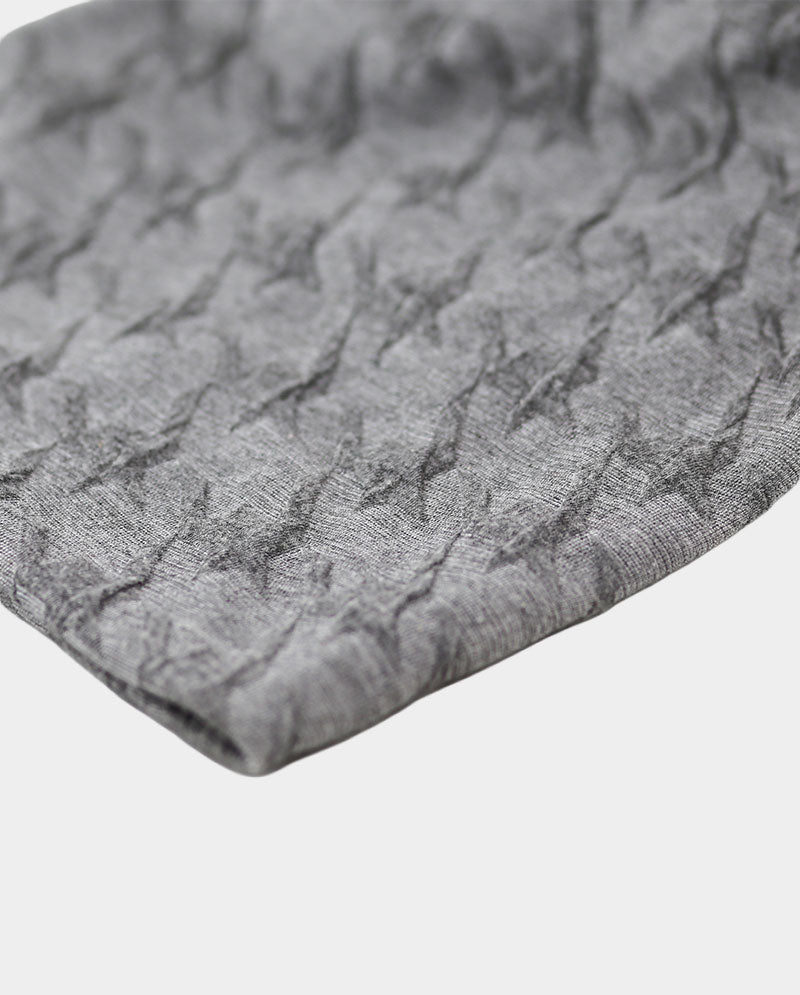 Baggy Cotton Knit Beanie w/ Fleece Interior