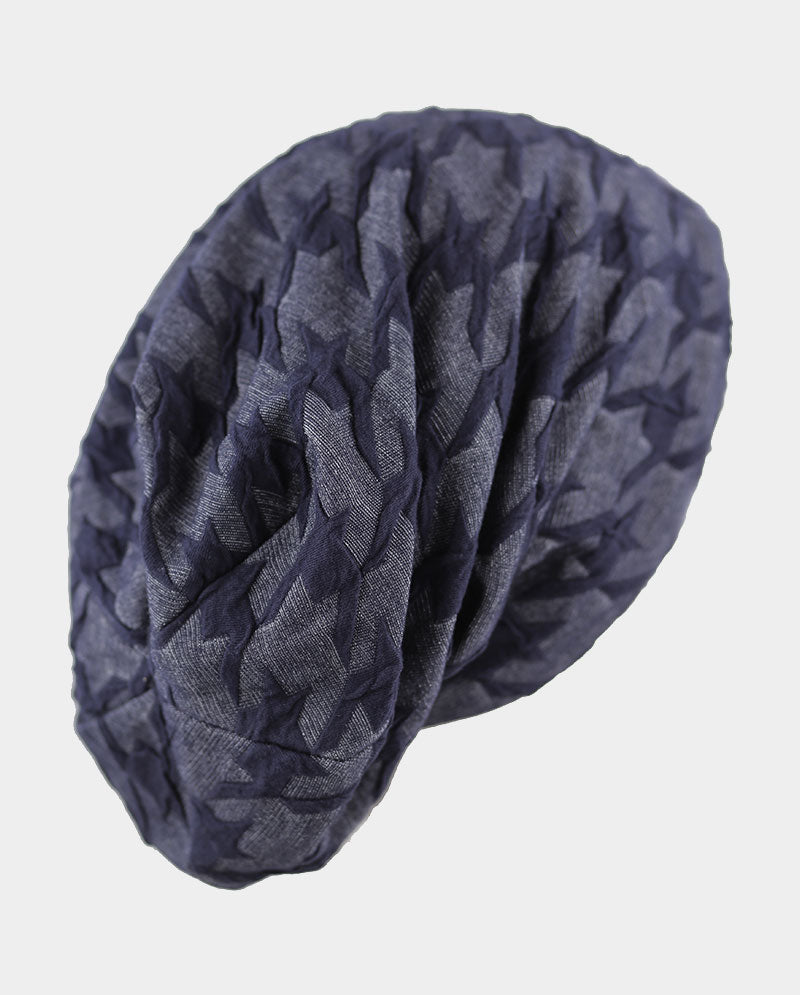 Baggy Cotton Knit Beanie w/ Fleece Interior