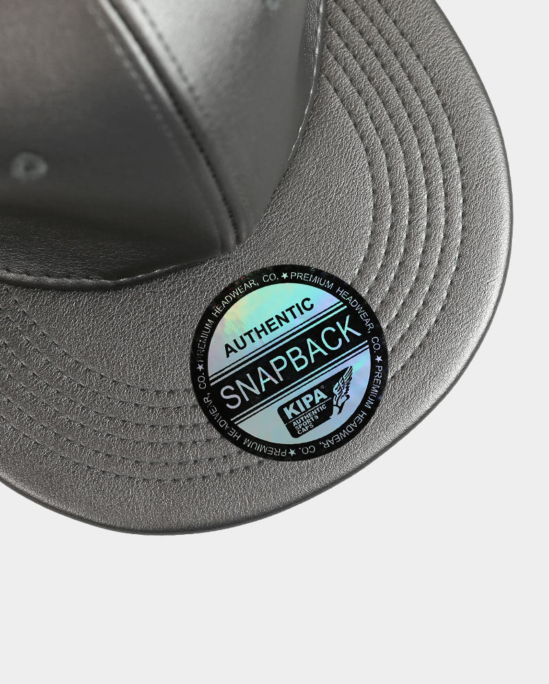 Classic PU Leather Flat Visor Hat