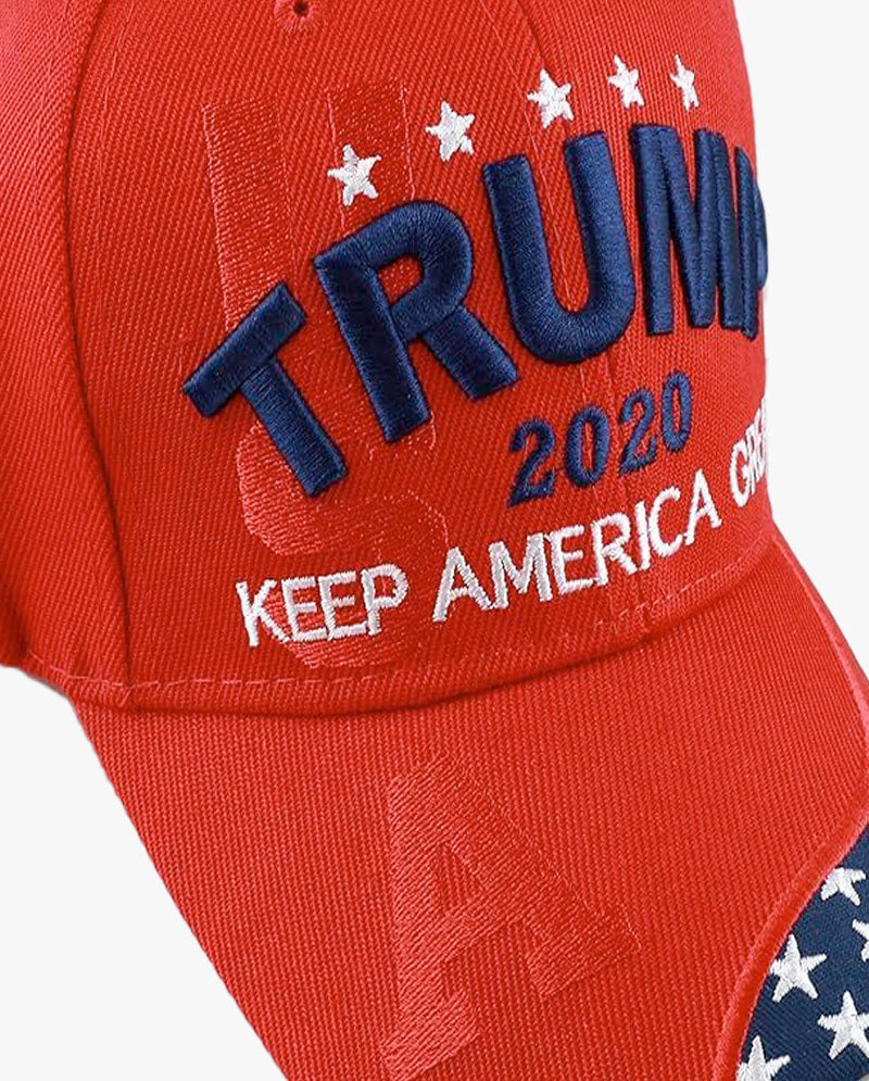 Flag Visor Keep America Great Trump Cap