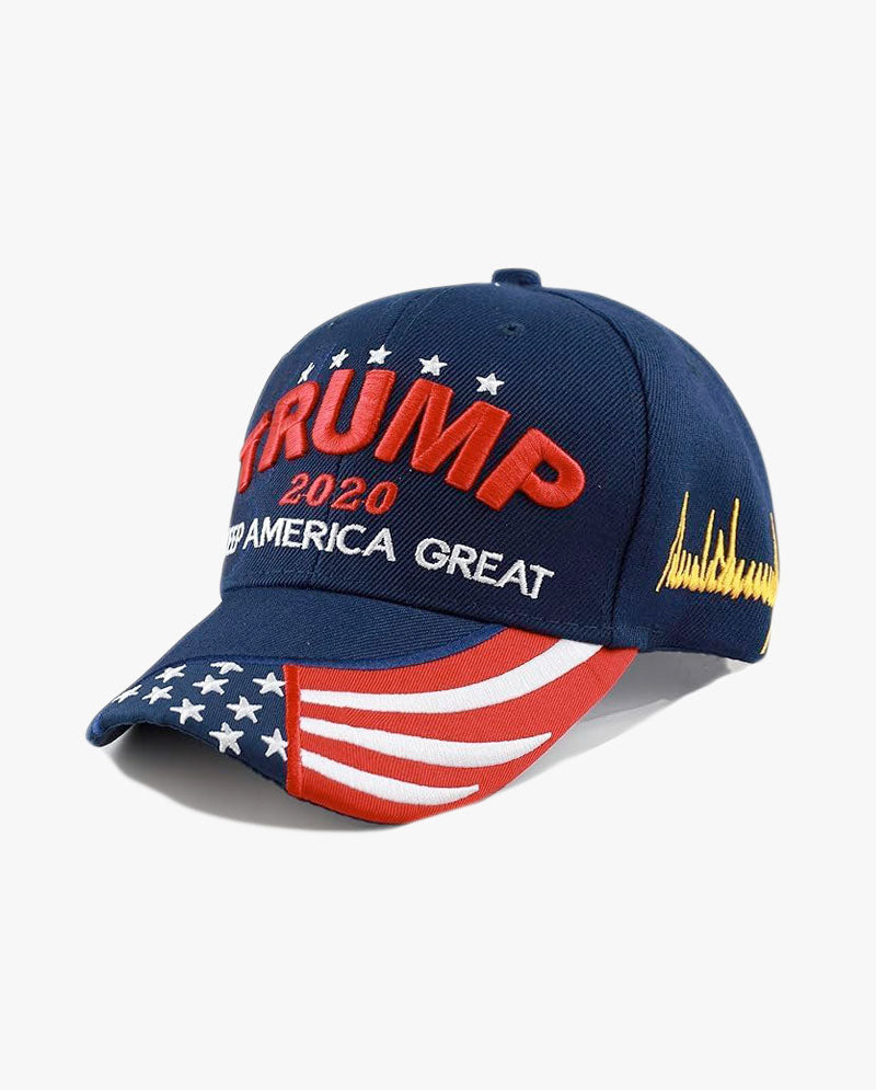 Flag Visor Keep America Great Trump Cap