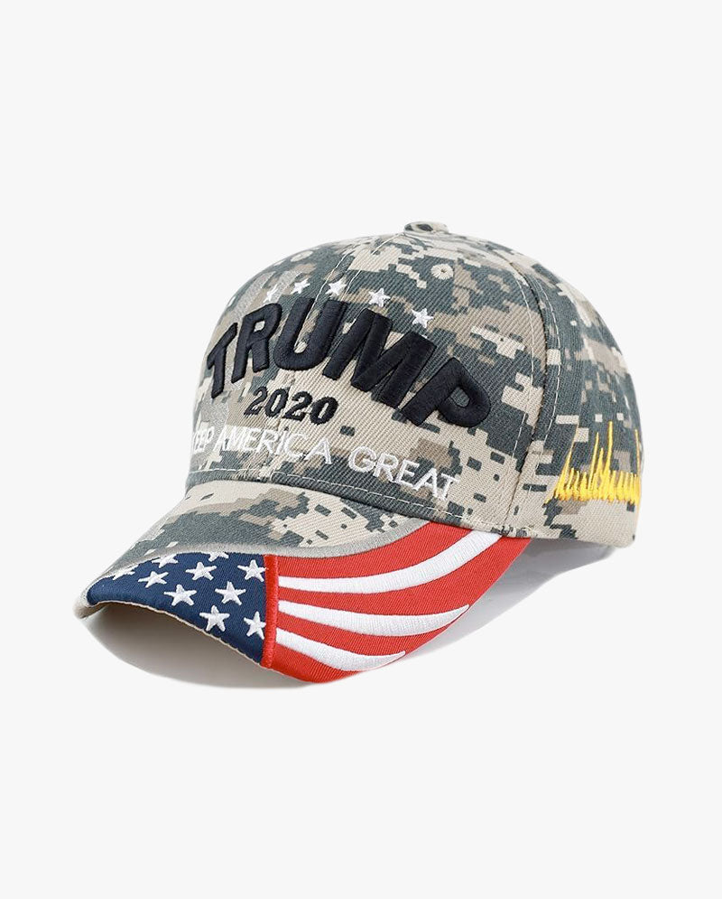 Flag Visor Keep America Great Trump Cap