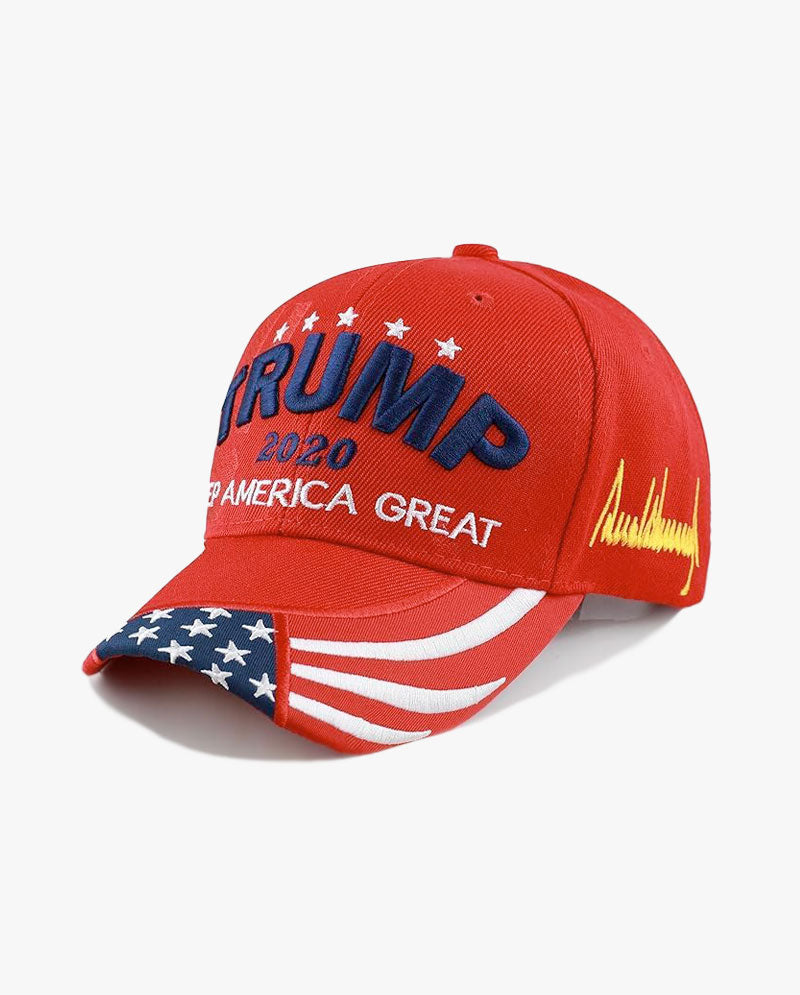 Flag Visor Keep America Great Trump Cap