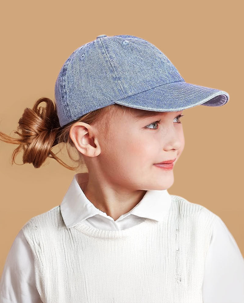 The Hat Depot Kids - Washed Cotton Low Profile Baseball Cap