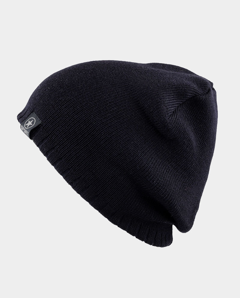 Short Acrylic Knit Beanie – 100% Acrylic with Embossed “SPORT”