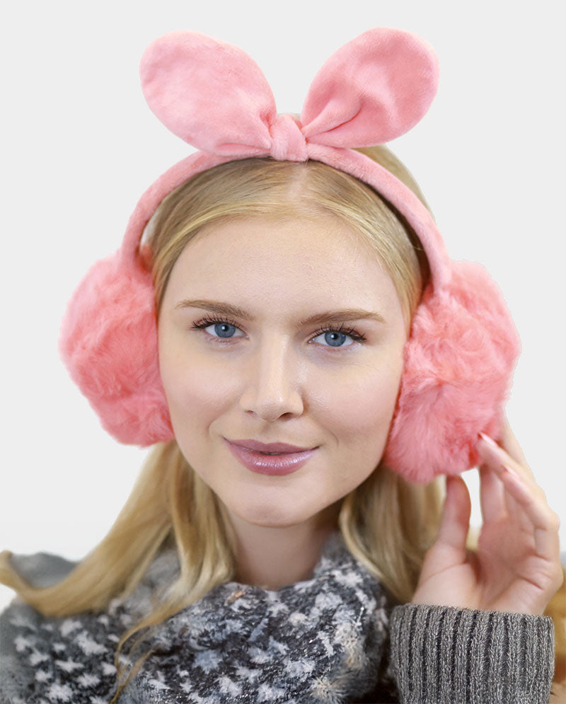 Plush Winter Earmuffs – Soft Faux Fur Ear Warmers