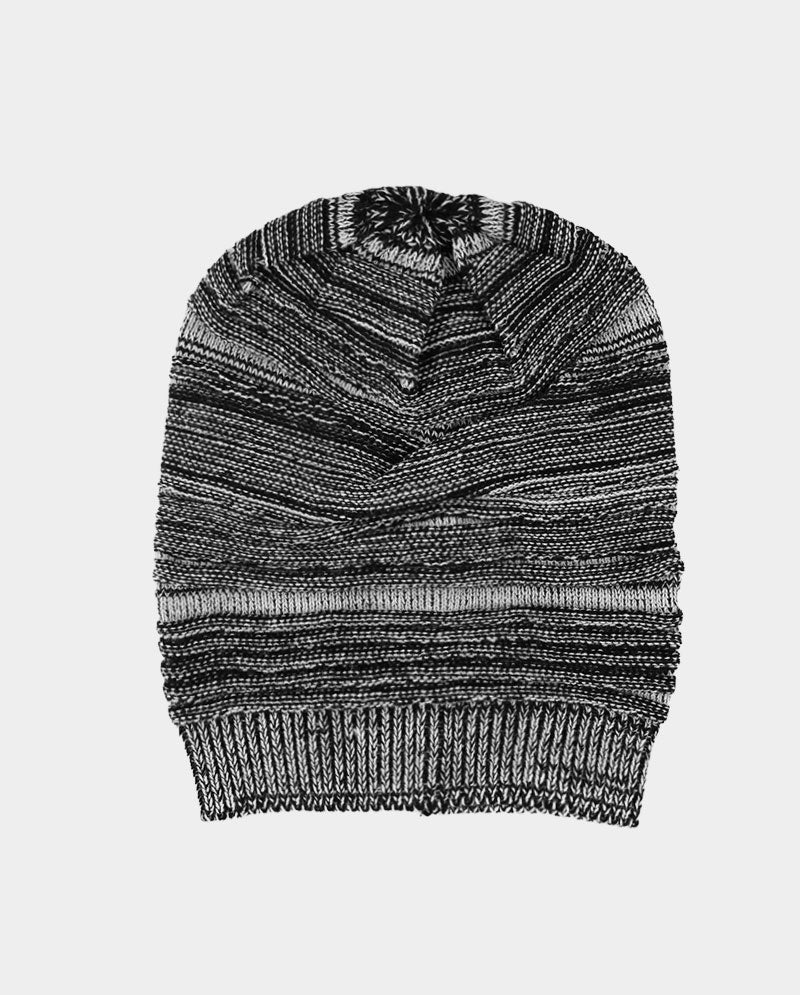 Lightweight Acrylic Knit Beanie – 100% Acrylic with Textured Wrinkle Detail