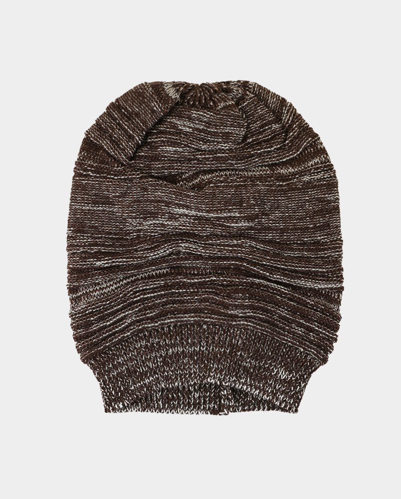 Lightweight Acrylic Knit Beanie – 100% Acrylic with Textured Wrinkle Detail