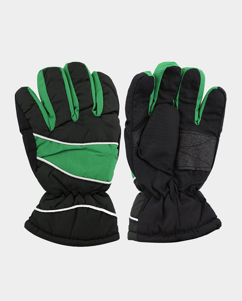 Kids Winter Gloves – 100% Polyester Ski Gloves