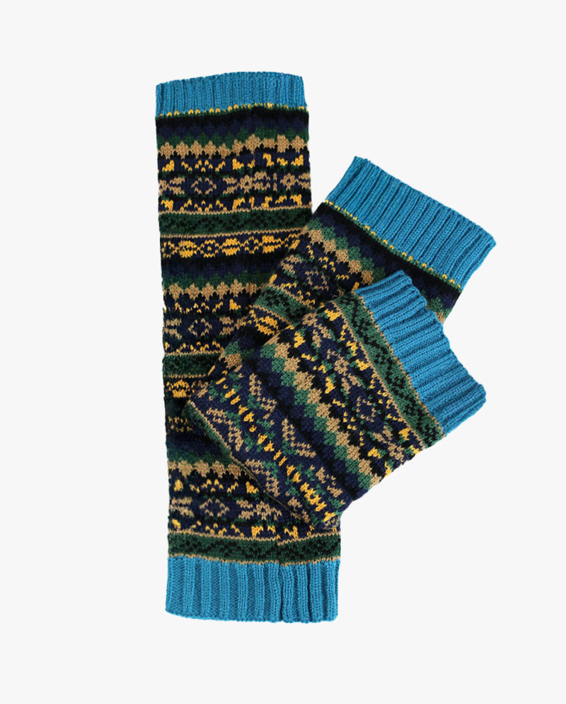 Long Women's Knit Boot Topper Leg Warmer