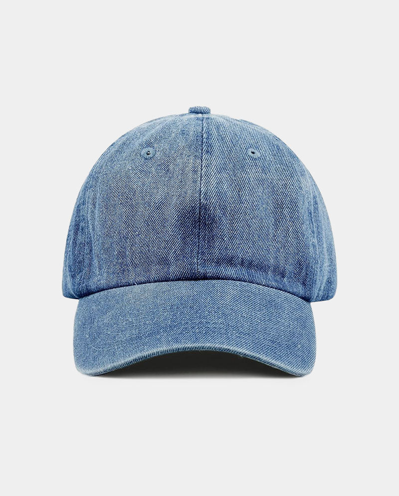 The Hat Depot - Basic Denim Cotton Baseball Cap