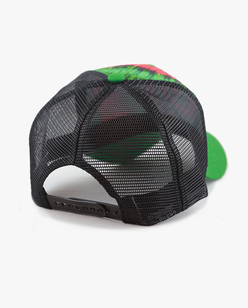 Tie Dye Print Mesh Back Snapback Trucker Cap