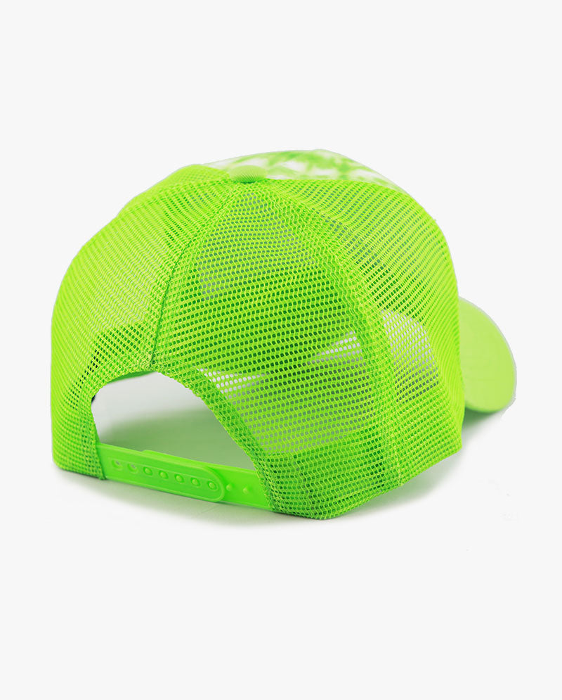 Tie Dye Print Mesh Back Snapback Trucker Cap