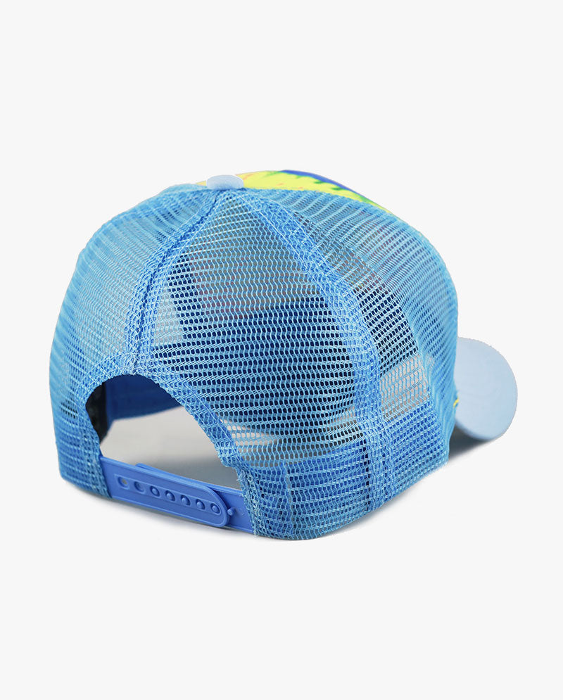 Tie Dye Print Mesh Back Snapback Trucker Cap