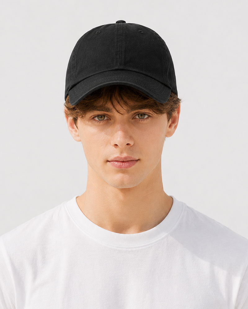 The Hat Depot - Basic Washed Cotton Baseball Cap