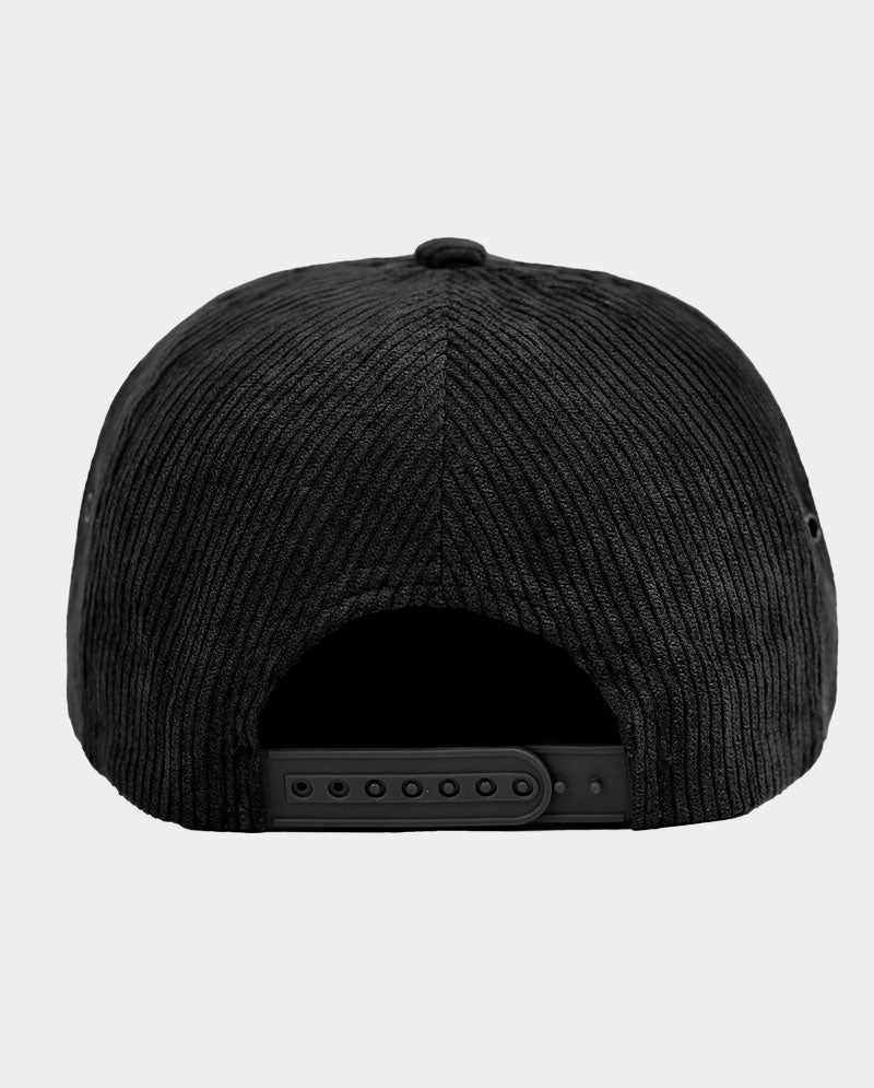Corduroy Structured 7-Panel Snapback Cap