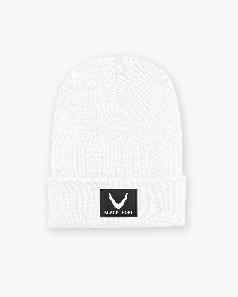 Black Horn - Made in USA Plain Beanie