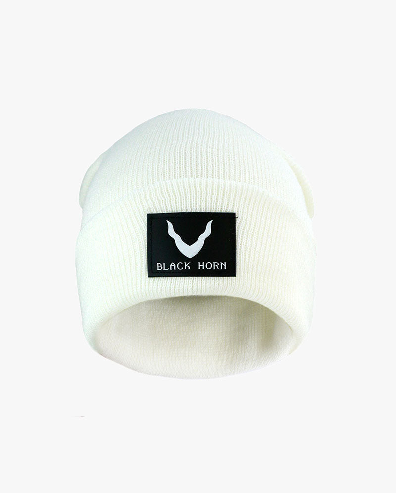 Black Horn - Made in USA Plain Beanie