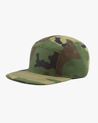 The Hat Depot - Made in USA 5 Panel Biker Cap