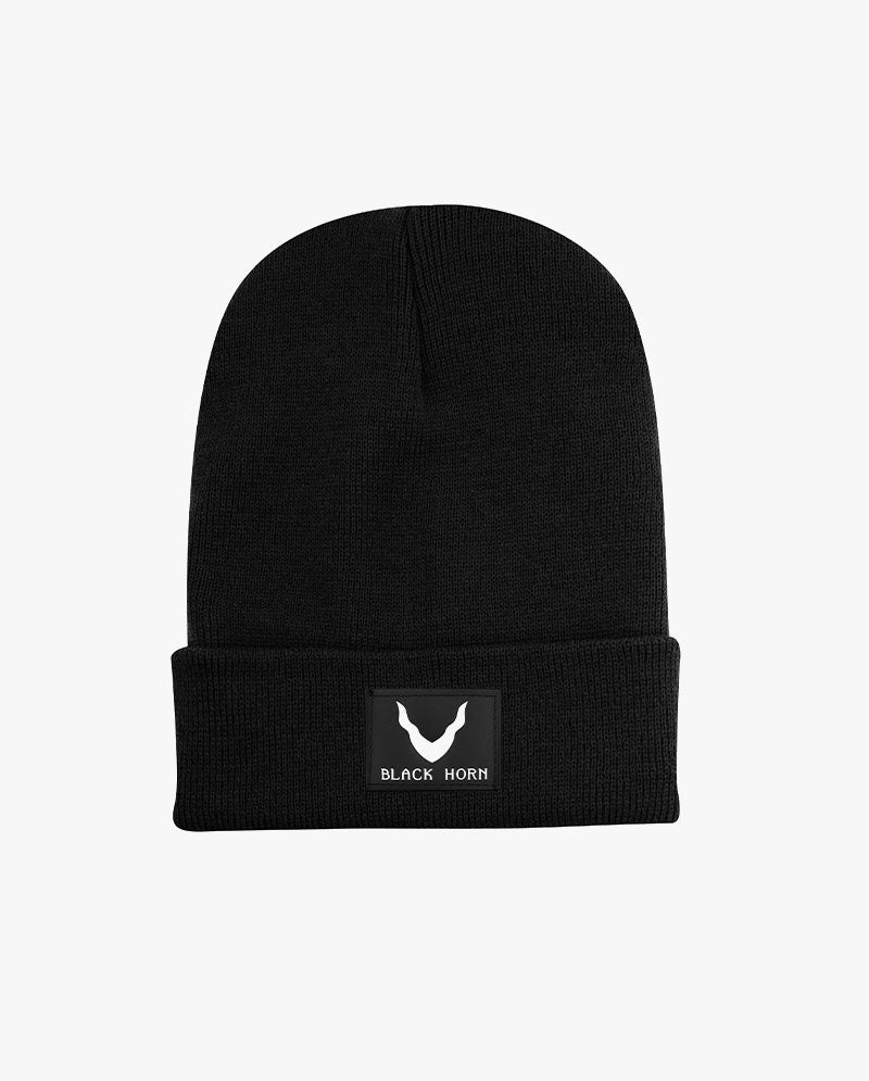 Black Horn - Made in USA Plain Beanie