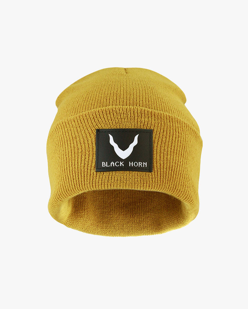 Black Horn - Made in USA Plain Beanie