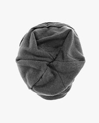 The Hat Depot - Vintage Long Slouchy Baggy Cross Badge Lined Beanie
