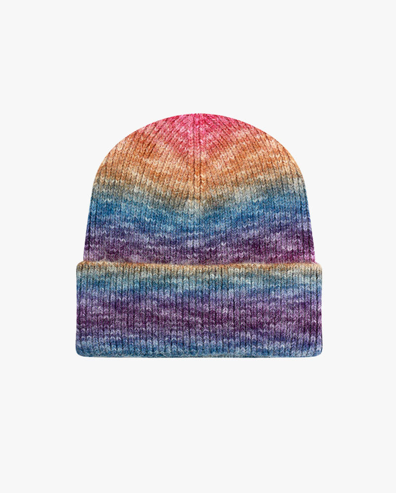 Black Horn - Tie Dye Knit Beanie Style 1